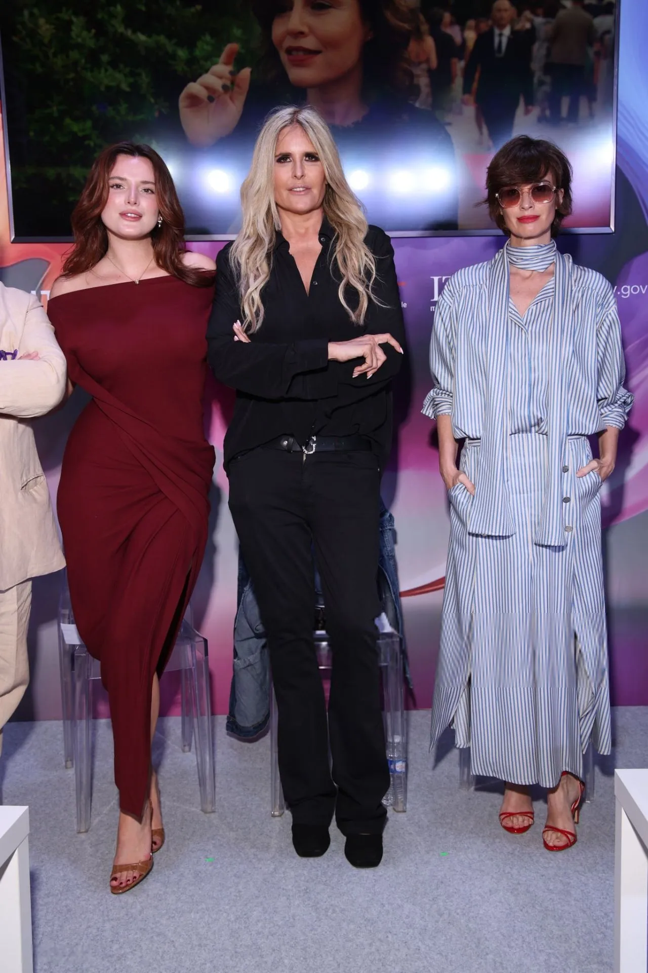 Bella Thorne at Filming Italy Sardegna Festival 2024 Press Conference in Cannes05